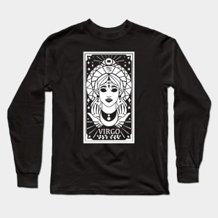 Virgo - Tarot Style Long Sleeve T-Shirt